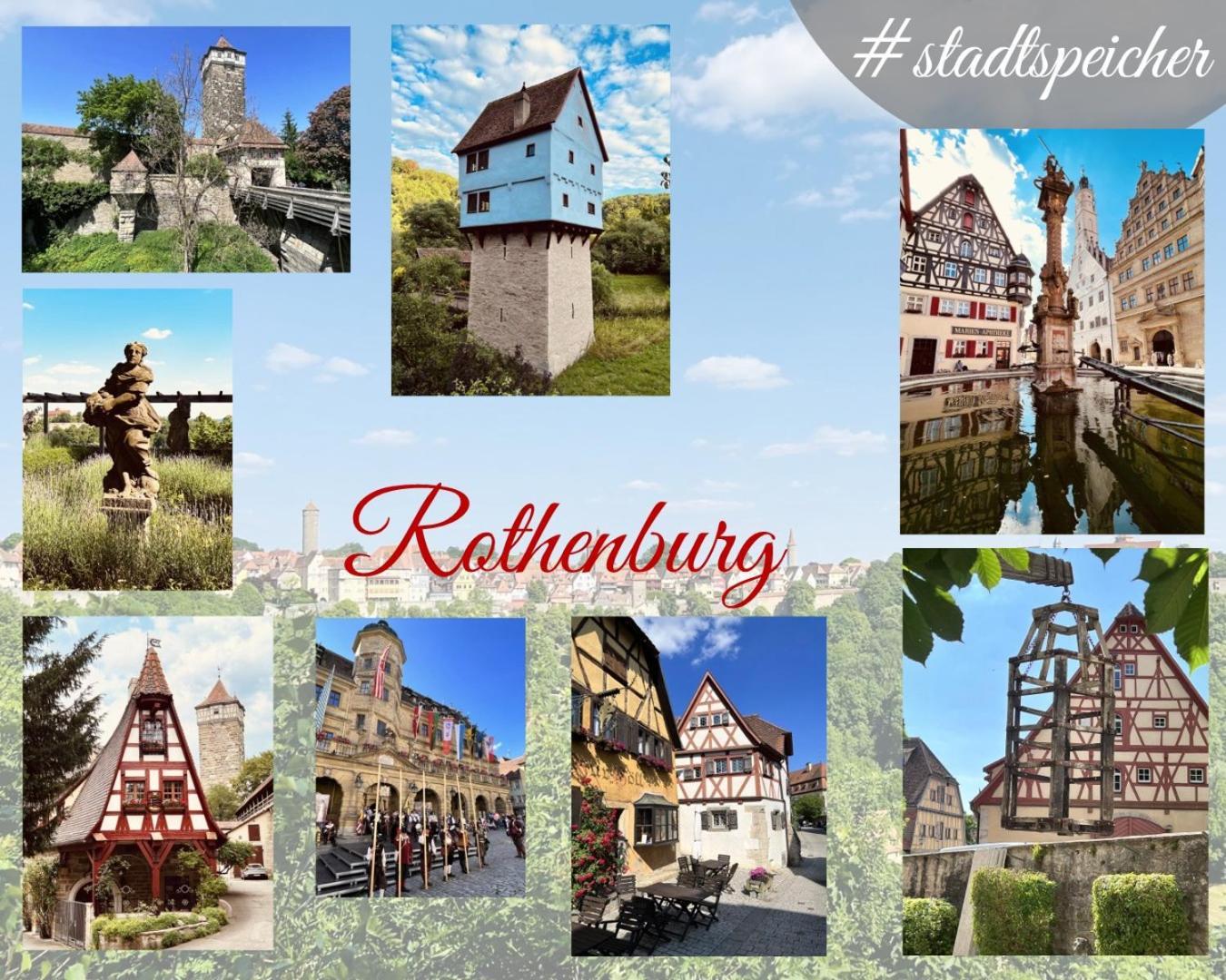 #Stadtspeicher - Blauer Stern Das Apartment Mitten In Der Altstadt Rothenburg ob der Tauber Dış mekan fotoğraf